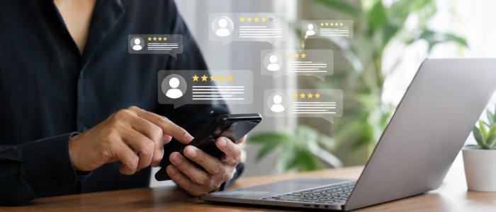 Beitragsbild 1 zum Thema: Das Potenzial von Kundenrezensionen im SEO für bessere Sichtbarkeit und Conversion